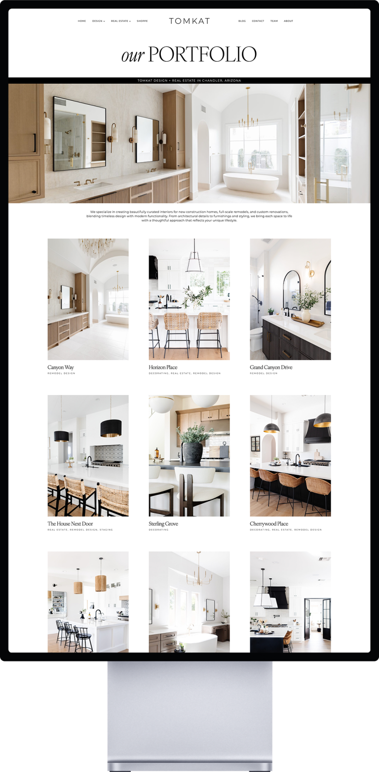 Custom Website Design for Real Estate Agency