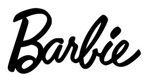 Barbie Logo Black and White