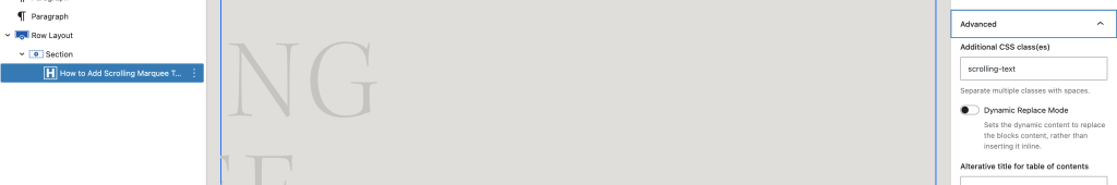 How to Add Scrolling Marquee Text in WordPress Using Kadence - Coach Linz
